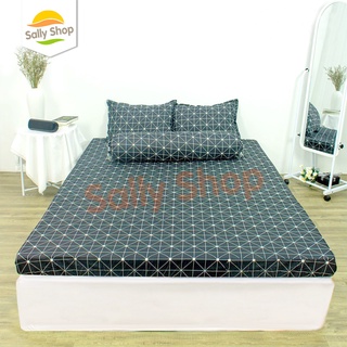 Bộ Ga Gối Cotton Poly Mẫu KẺ BÀN CỜ ĐEN SIÊU SANG TRỌNG, SẠCH SẼ