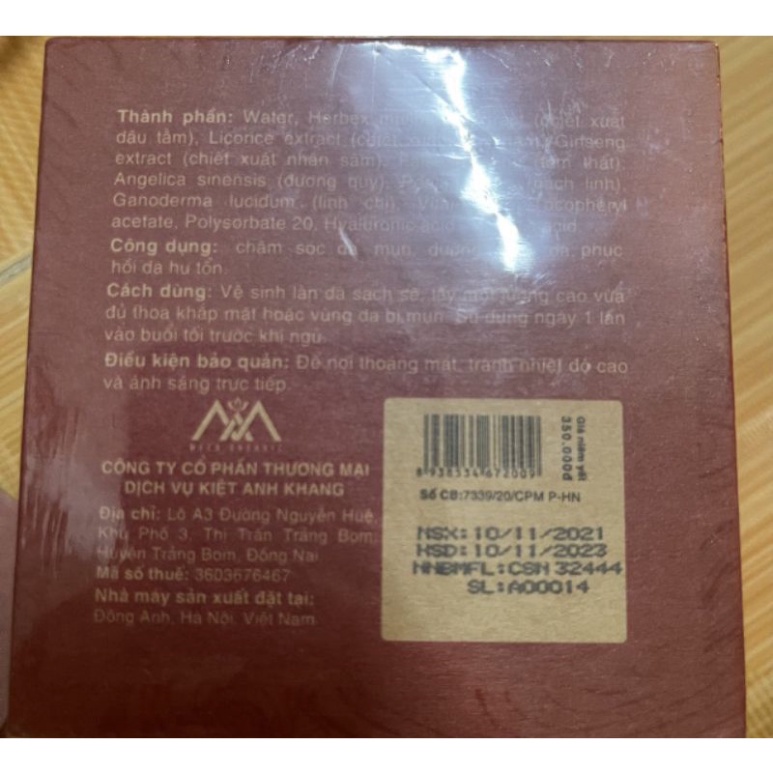 CAO MỤN SÂM  ĐỎ 36 VỊ CHÍNH HÃNG