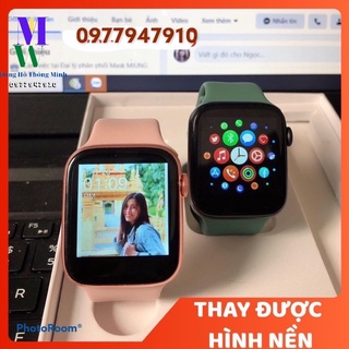 Đồng Hồ Thông Minh T500 S5 Thay Được Ảnh Thay Dây kết nối bluetooth 44mm Đo nhịp tim
