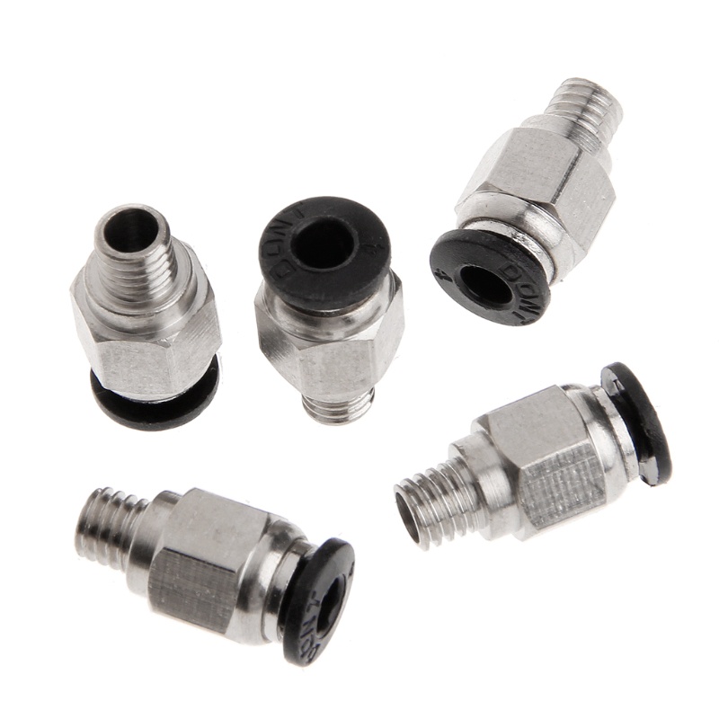5 Đầu nối khí nén PC4-M6 4mm cho ống PTFE 4mm