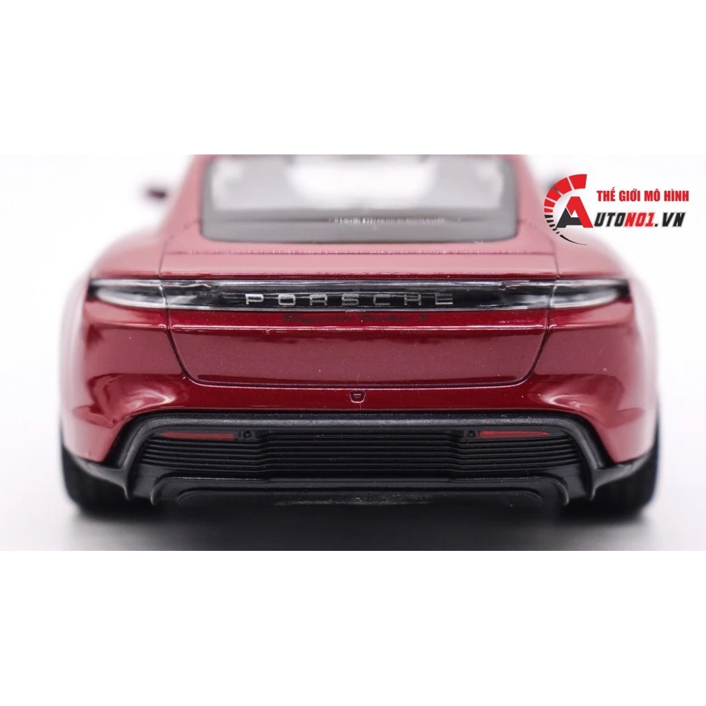 MÔ HÌNH XE PORSCHE TAYCAN TURBO S RED 1:24 WELLY 7500