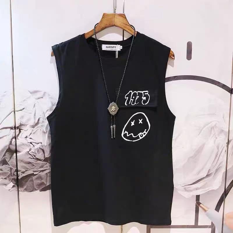 Áo ba lỗ nam nữ form rộng kiểu dáng thể thao chất vải Silk lạnh BALO01