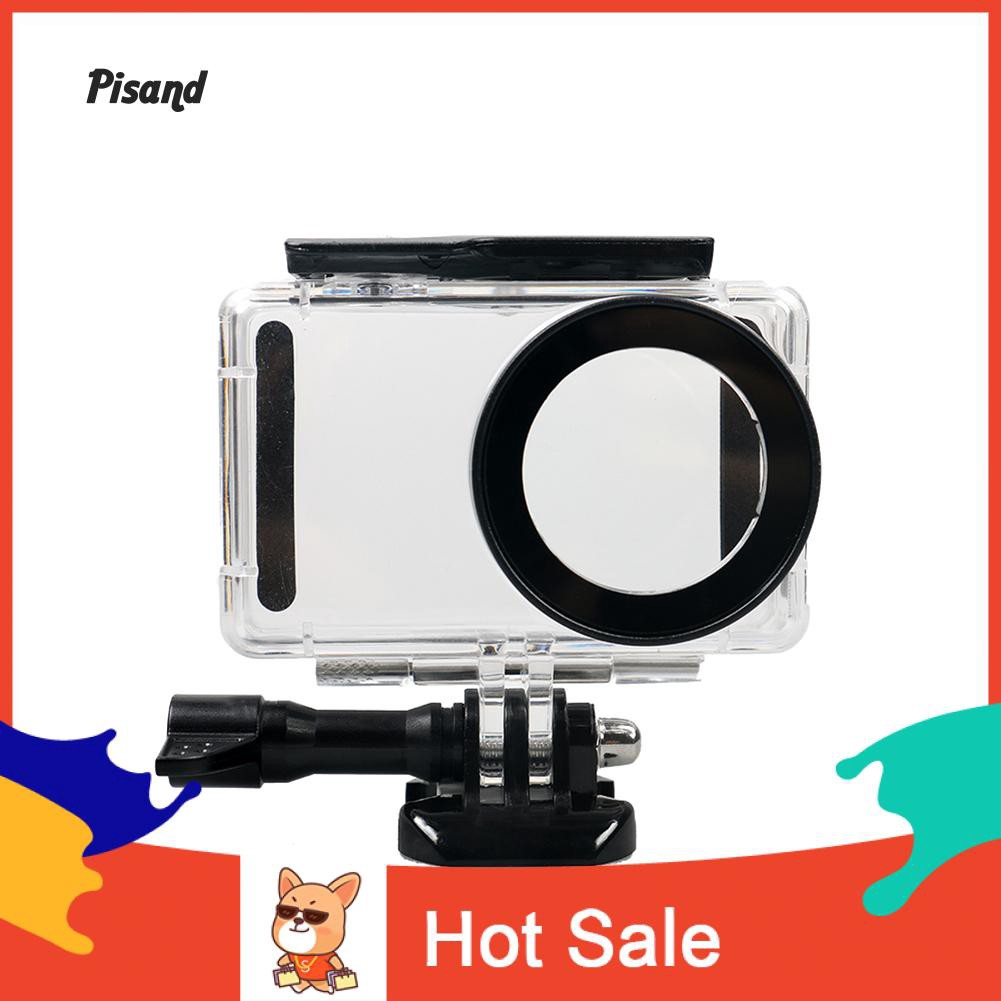 ❁Pi Waterproof Housing Protective Case Cover for Xiaomi Mijia 4K Mini Action Camera