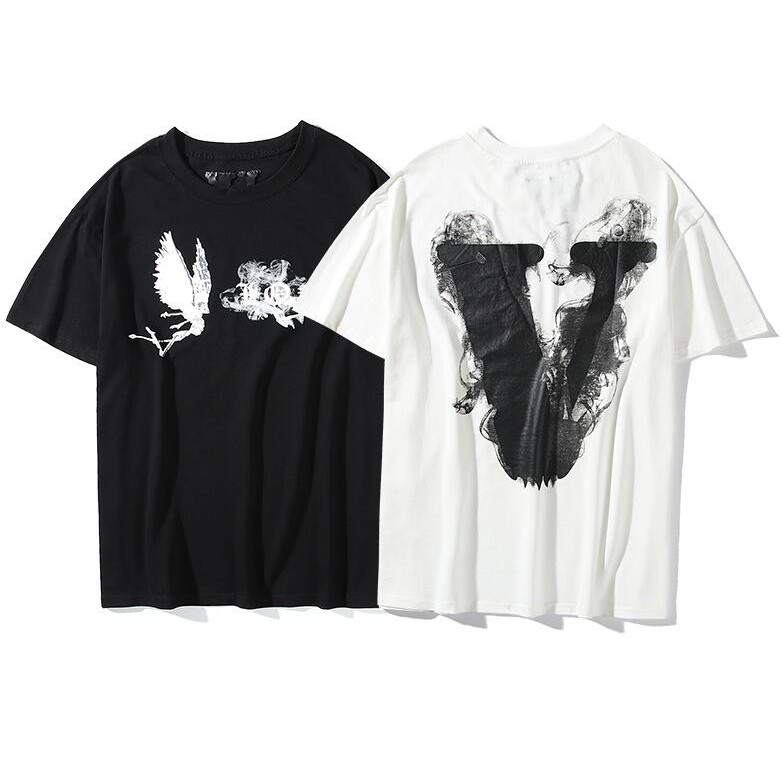 Áo Thun Tay Ngắn In Chữ Vlone