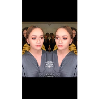 áo make up sẵn màu đỏ đô