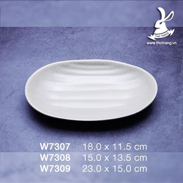 Dĩa Xoài Sâu Sọc 9 Nâu Nhựa Melamine Đài Loan - Chính Hãng