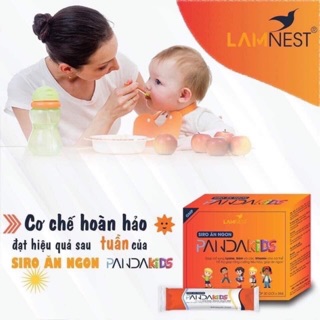 Siro tăng cân cho bé Panda Kids ( tặng 2 yến hủ chưng sẵn)