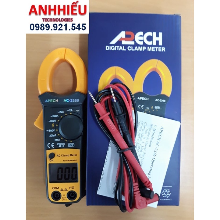 Apech AC-2266 ampe kìm đo dòng điện ac APECH AC 2266