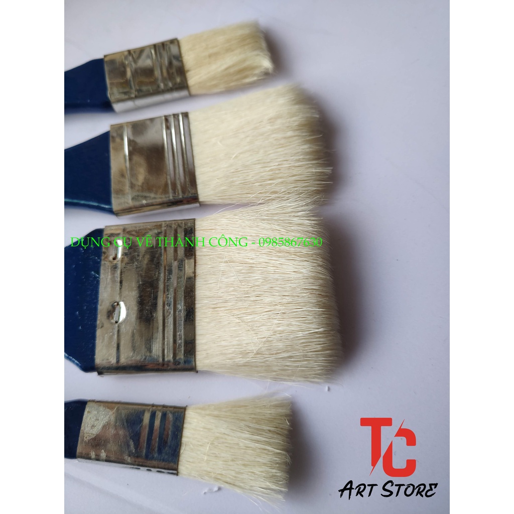 Cọ bản ngang Sunway B210 lông thỏ mềm,vẽ acrylic,sơn dầu, màu nước...