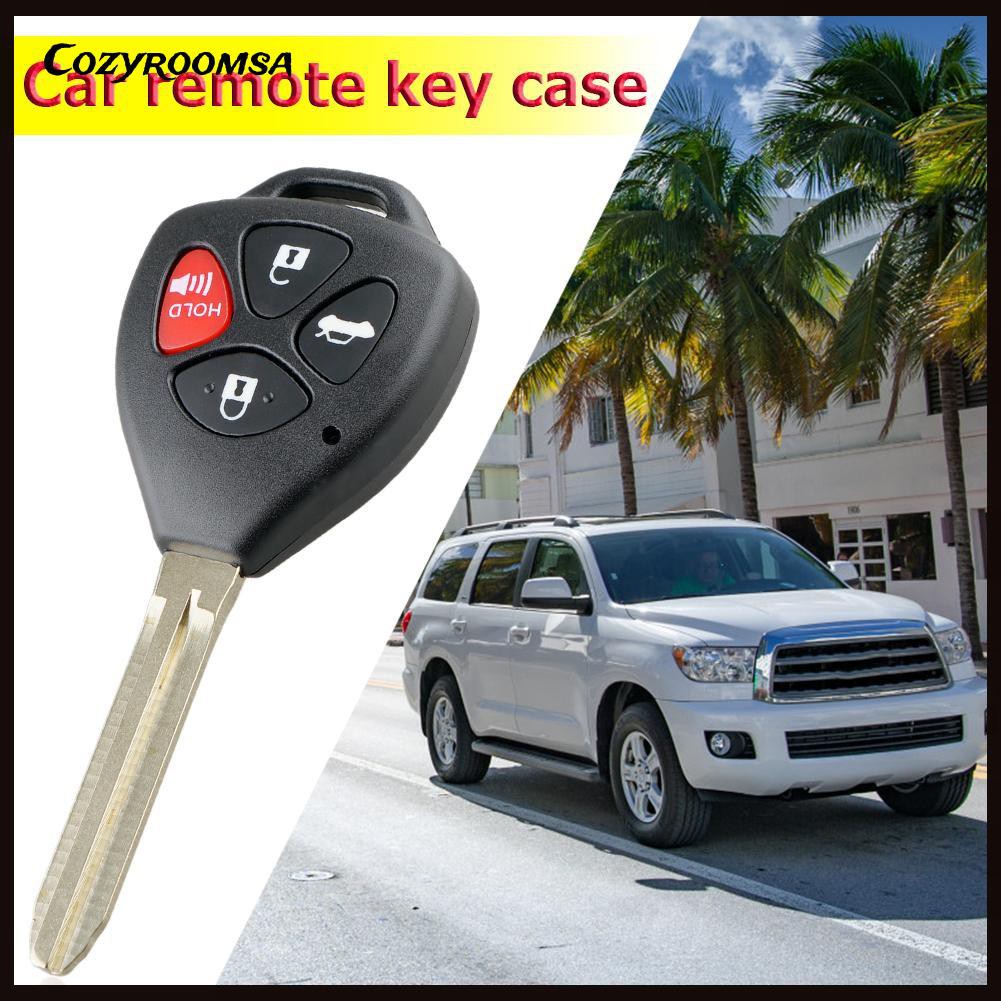 Vỏ chìa khóa điều khiển từ xa 4 nút thích hợp cho Toyota Camry Camry