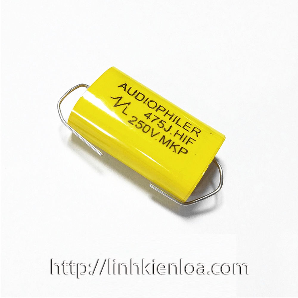 Tụ âm thanh 250V Audiophiler 1UF, 1.5UF, 1.8U, 2.2UF, 3.3UF, 4UF, 4.7UF, 5.6UF, 6.8UF, 8.2UF, 10UF, 12UF, 15UF, 18UF