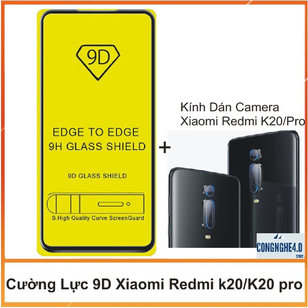 Xiaomi Redmi K20/K20Pro_Kính Cường Lực 9D Full Màn Xiaomi Redmi k20/K20 Pro