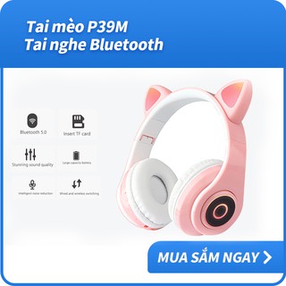 Tai Nghe Gaming P39M Kết Nối Bluetooth 5.0 Tích Hợp Micro Và Đèn Led Chất Lượng Cao