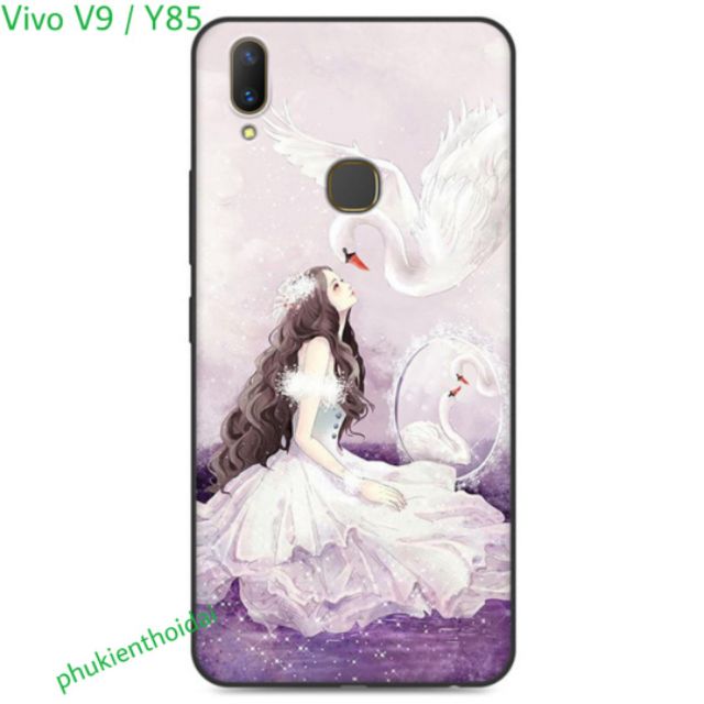 Ốp lưng Vivo V9 / Y85 dẻo TPU in 3D cao cấp