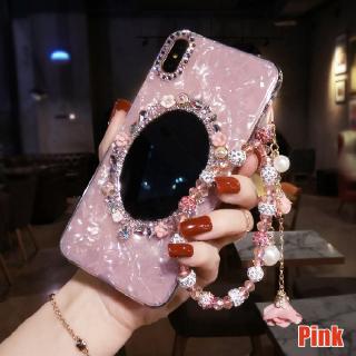 Ốp Điện Thoại Họa Tiết Vân Đá Kèm Vòng Đeo Tay Sang Trọng Cho iPhone 6 6s 7 8 Plus SE 2020 X XS Max XR 11 Pro Max