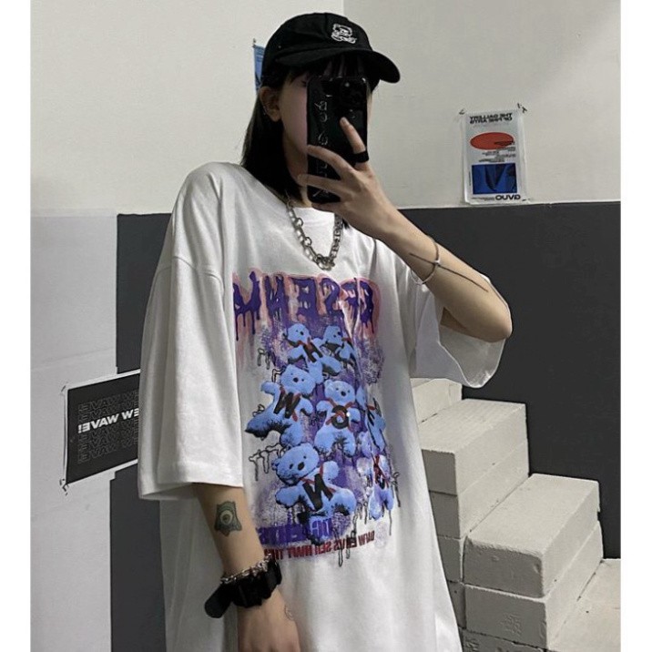 ÁO THUN, ÁO PHÔNG TAY LỠ UNISEX FORM RỘNG OVERSIZE ANIME M609 KL SHOP TD SHOP