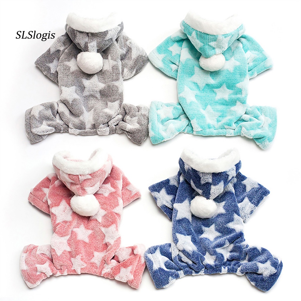 Áo Khoác Nỉ San Hô Giữ Ấm Cho Chó Cưng