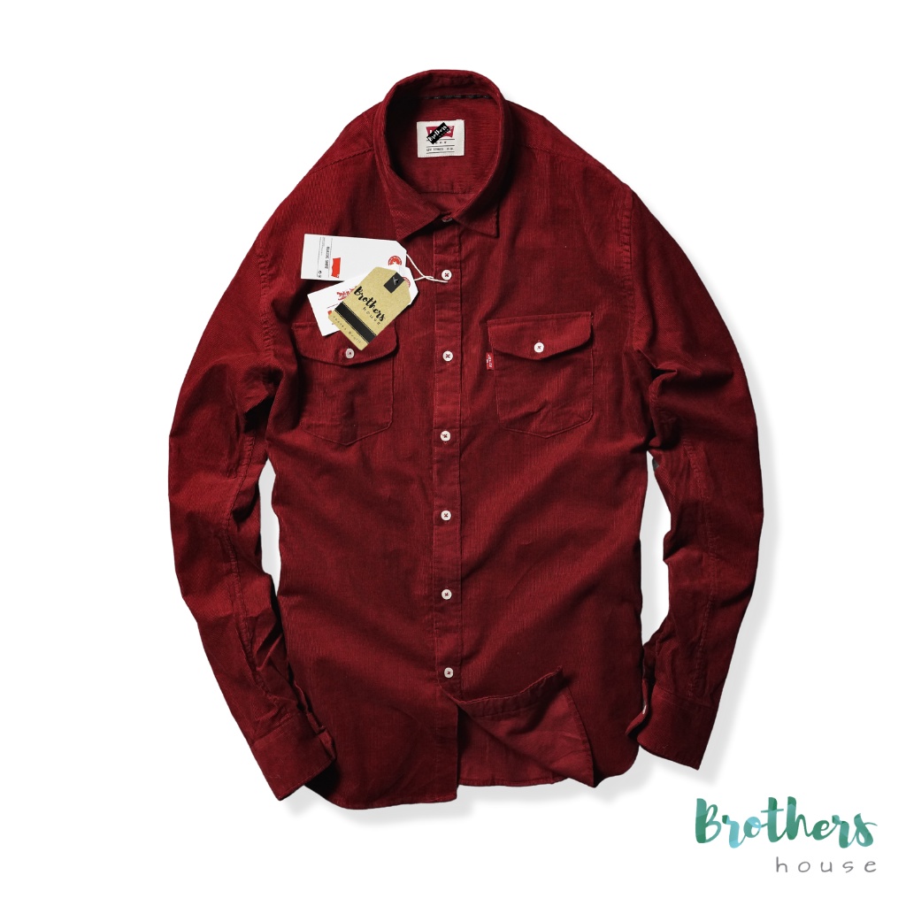 |Xịn đẹp| Áo sơ mi nhung levis cao cấp, bao đẹp trai