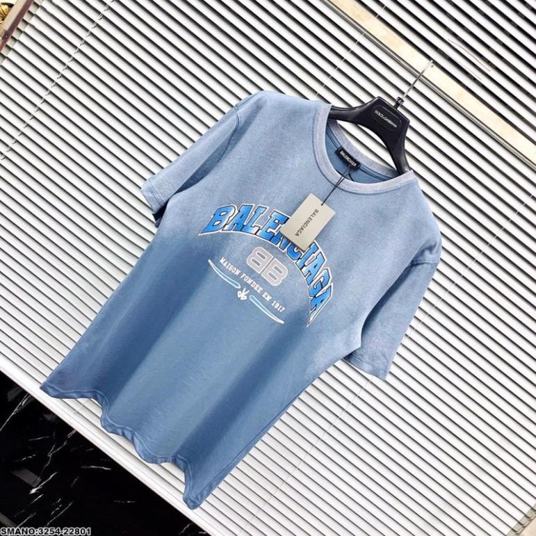 [Siêu Phẩm] Áo Thun Nam BLCG In Chữ Xanh Cao Cấp - Áo Phông BLCG Siêu Hot