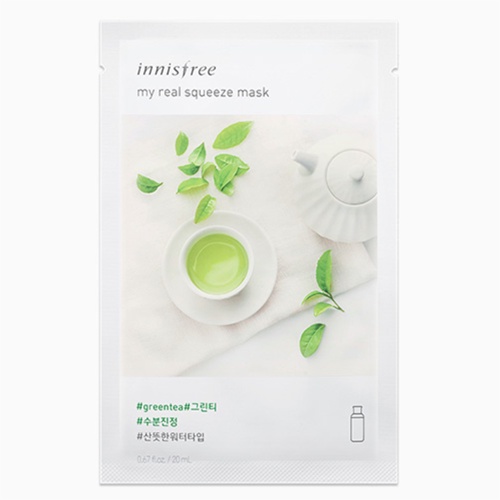 (1 miếng) Mặt Nạ Miếng Chiết Xuất Từ Thiên Nhiên Innisfree My Real Squeeze Mask Ex