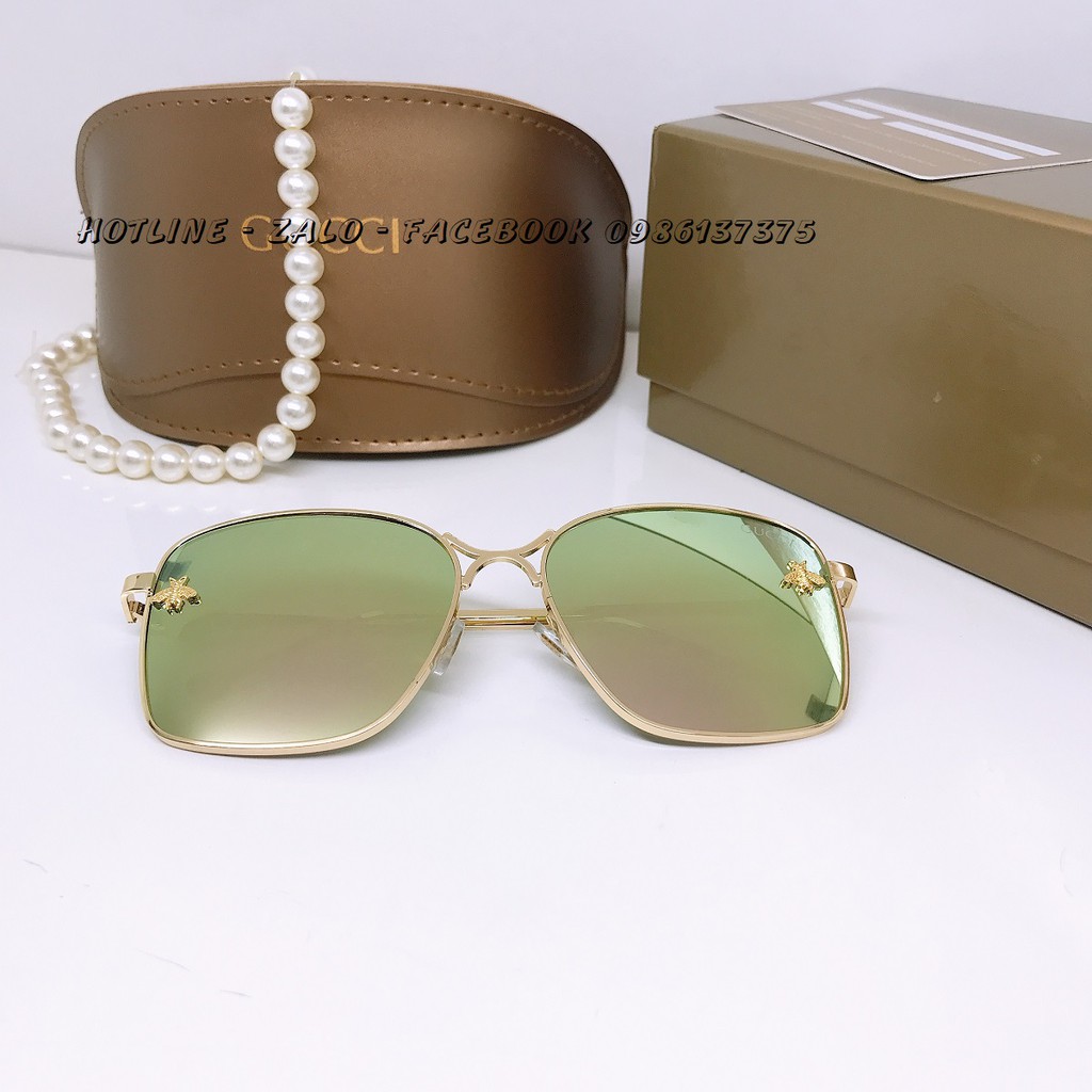 Mắt Kính Tráng Gương Tròng Vuông Cao Cấp Nữ (Full Box) | BigBuy360 - bigbuy360.vn