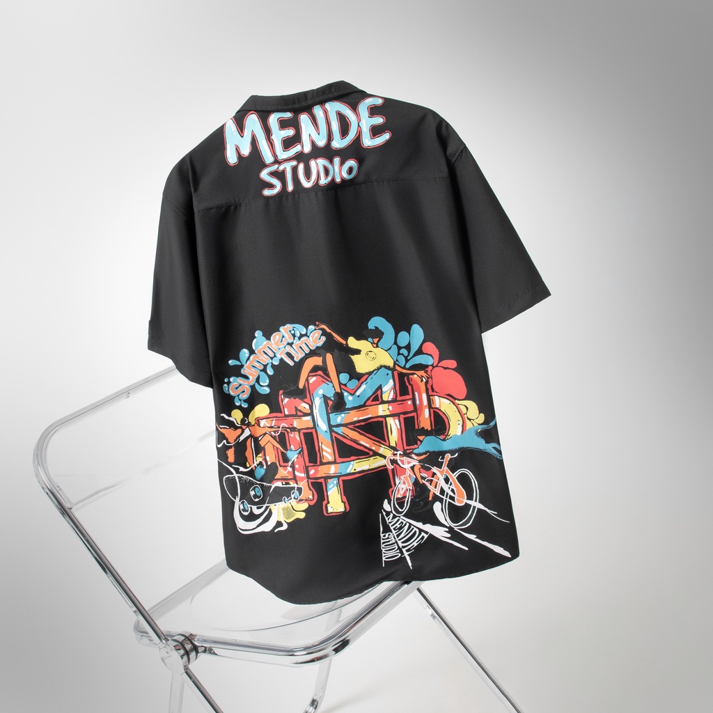 MENDE - Color Time Shirt - Áo Sơ Mi Nam Tay Ngắn