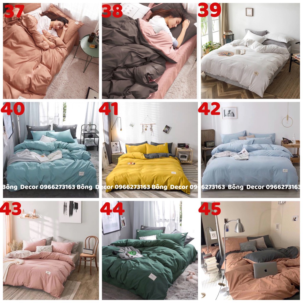 Bộ Chăn Ga Gối Cotton Tici Hàn Quốc Chăn Chần Bông 5 Món Cao Cấp (chat chọn mẫu)