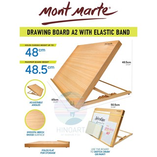 Bảng vẽ để bàn Mont Marte Drawing Board - A3/A2