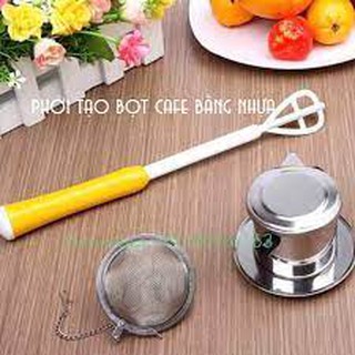 Cây đánh tạo bọt cafe, cây đánh trứng bằng nhựa