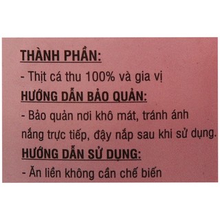 Chà bông cá Thu  - Hủ 100gr
