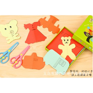 Bộ cắt tranh giấy 96 hình