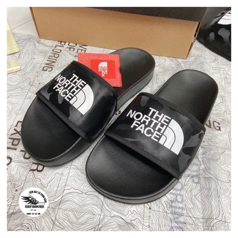 Dép The North Face đen/trắng camo