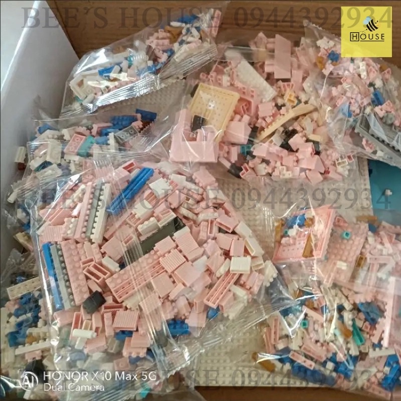 ĐỒ CHƠI XẾP HÌNH LẮP RÁP LÂU ĐÀI DISNEY MINI BLOCK MÔ HÌNH KIẾN TRÚC LÂU ĐÀI CÔNG CHÚA LỘNG LẪY BÉ GÁI