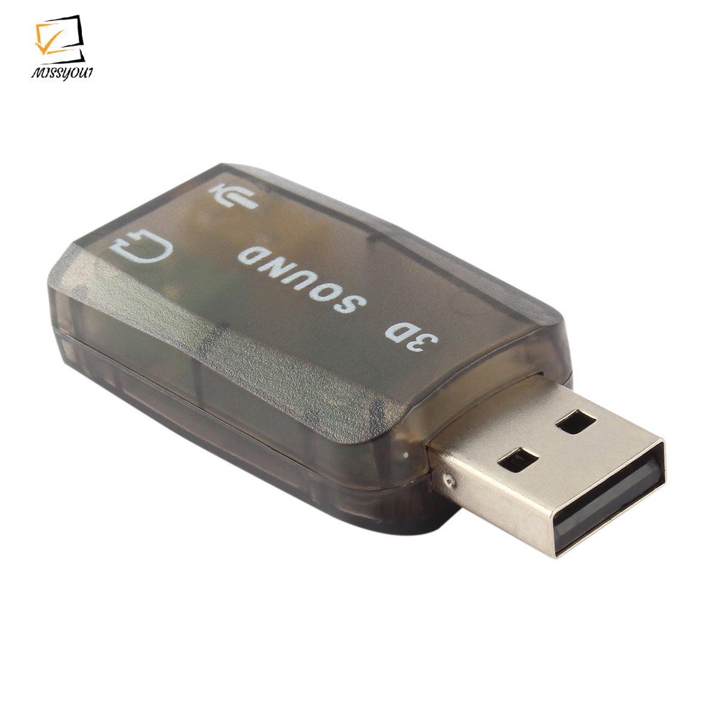 Giắc Cắm Chuyển Đổi Tai Nghe/ Micro Cổng Usb 2.0 Chuyên Dùng