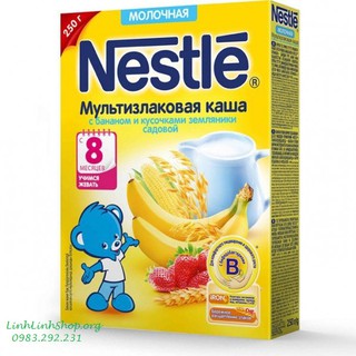 Bột ăn dặm Nestle xách Nga