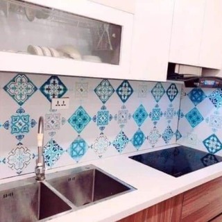 Giấy dán bếp hoạ tiết 3D