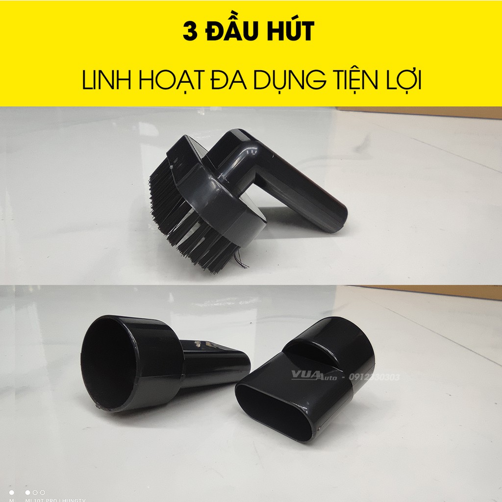 Máy hút bụi ô tô cầm tay VuaAuto cắm tẩu 12v, công suất 120w hút bụi nhanh mạnh tiện lợi, giúp xe ô tô luôn sạch sẽ