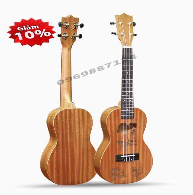 (FLASH SALE) ĐÀN UKULELE CONCERT HÌNH