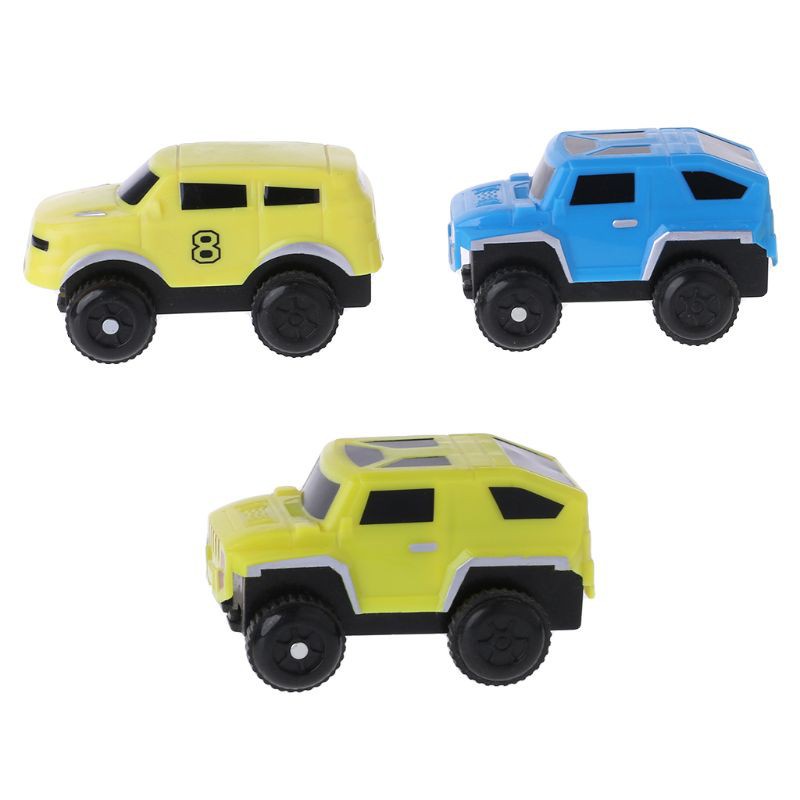 đồ chơi trẻ em Đường Ray Xe Hơi Chạy Bằng Pin Có Đèn Led Cho Bé