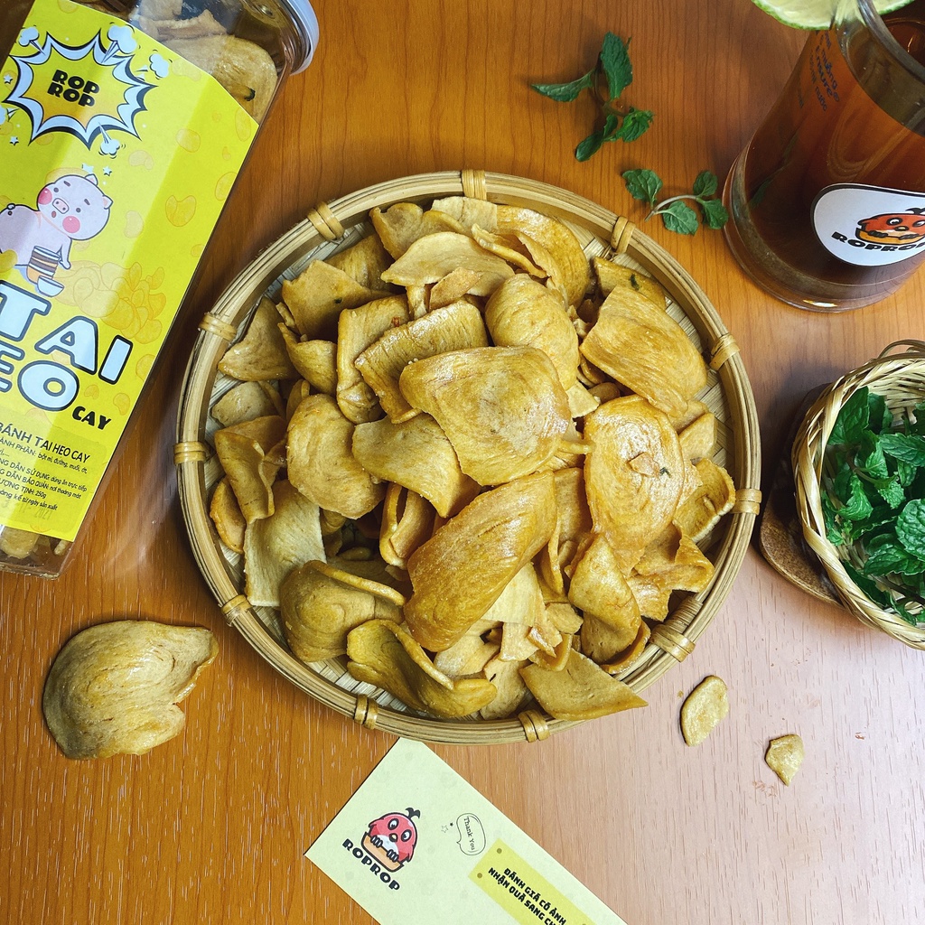 Bánh tai heo sốt mắm ớt Roprop hũ pet 250g