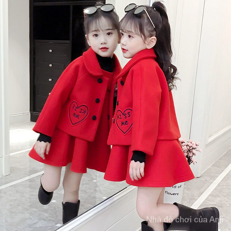 Korean Girls Winter Clothes Big Kids Spring Jacket Thick