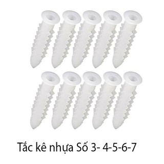 100 con Tắc kê nhựa Số 3- 4-5-6-7