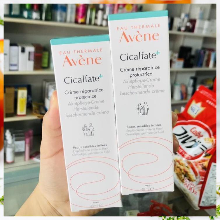 [Chính Hãng] Kem Phục Hồi Da Lành Sẹo, Chống Nhiễm Khuẩn Avène Cicalfate Cream 40ml