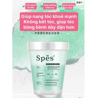 Tẩy da chết cho tóc Spes từ muối biển