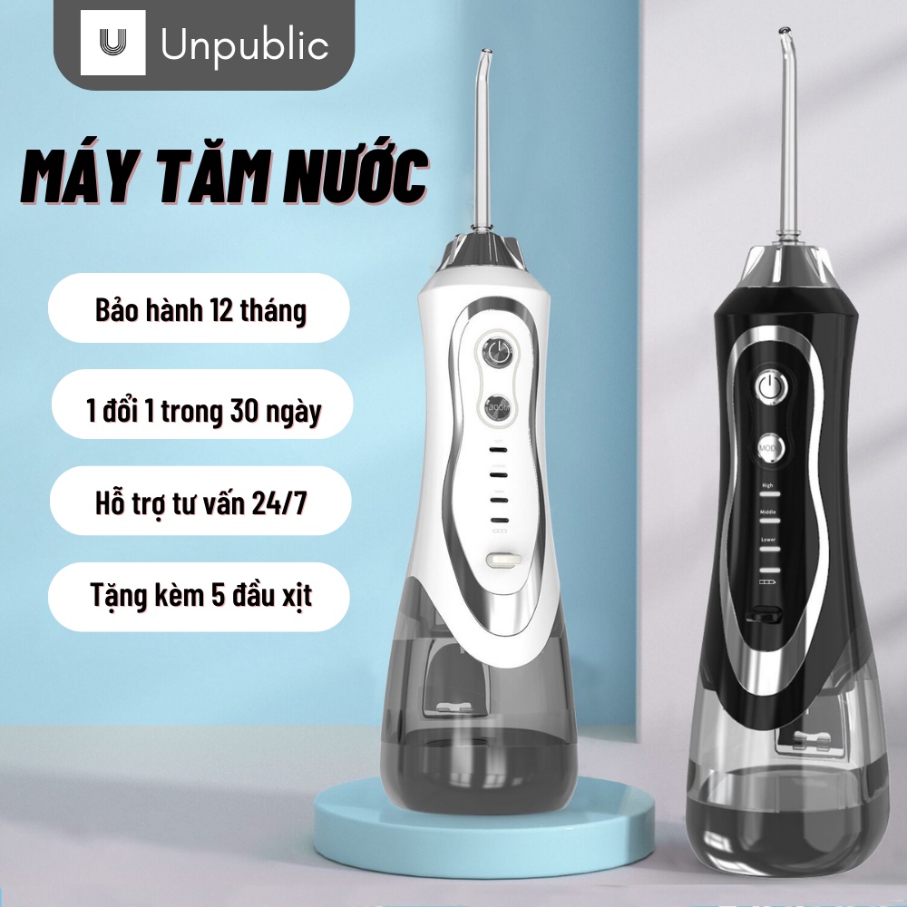 Tăm Nước, Máy Tăm Nước Cầm Tay Unpublic Bản Quốc Tế Chuẩn Xuất Châu Âu - Unpublic
