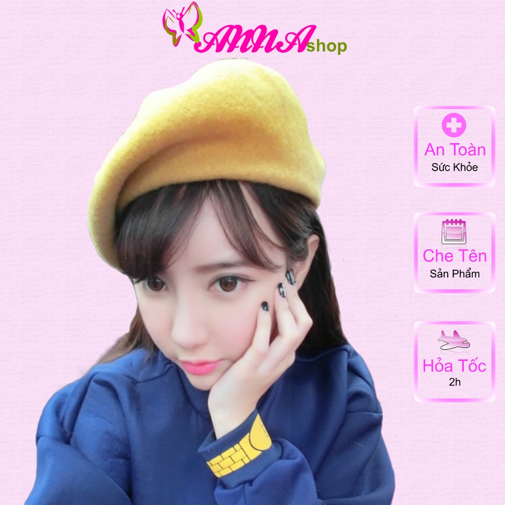 Nón len bánh tiêu tròn, nón nồi hàn quốc (MS 14002)