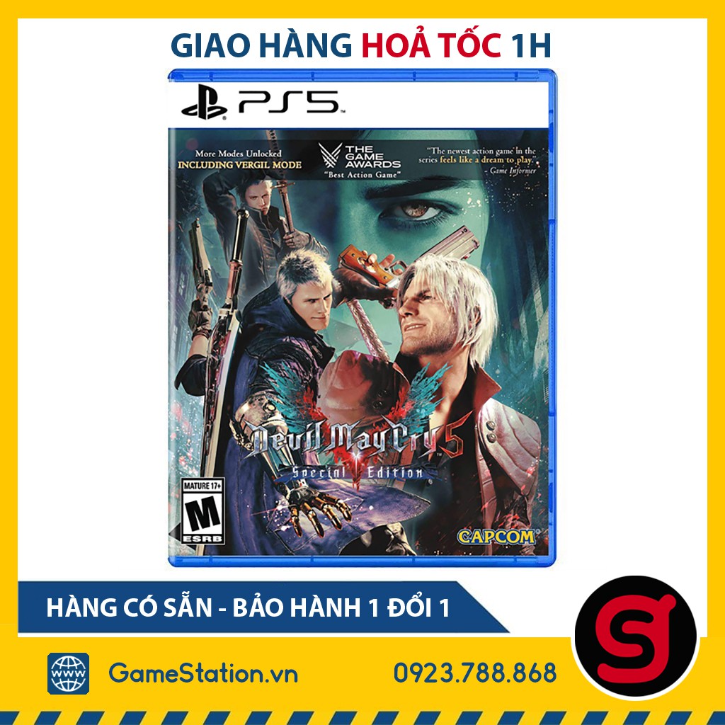 Đĩa Game PS5: Devil May Cry 5 Special Edition