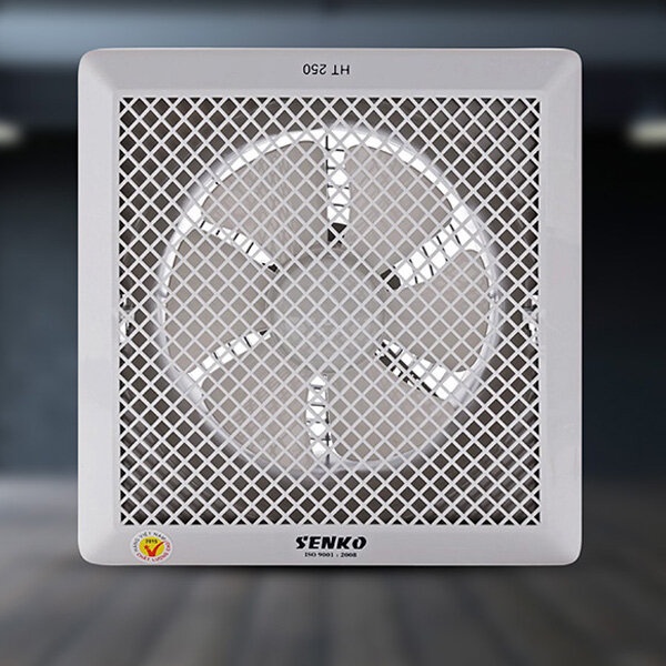 Quạt hút âm trần Senko HT250 công suất 40W hút 1 chiều, kích thước khoét lỗ 30cm - Hàng chính hãng