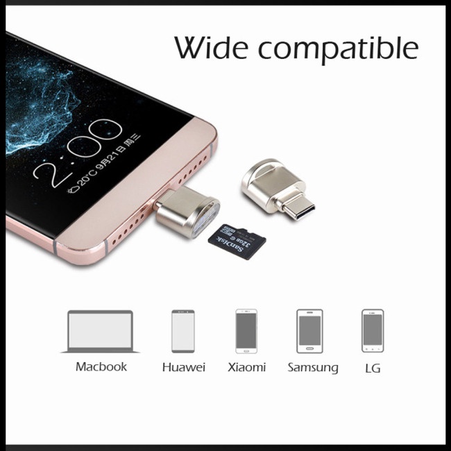 Đầu Đọc Thẻ Nhớ Usb 3.1 Tốc Độ Cao Cho Huawei Sumsung