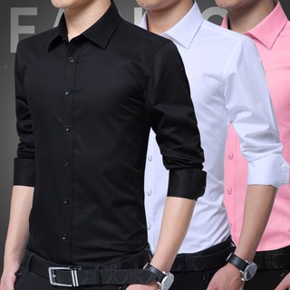 Áo sơ mi dài tay thời trang cho nam (S-5XL)